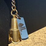 Oilfield Drill Bit Keychain 1.30 in (33mm) or 2.16 in (55mm)