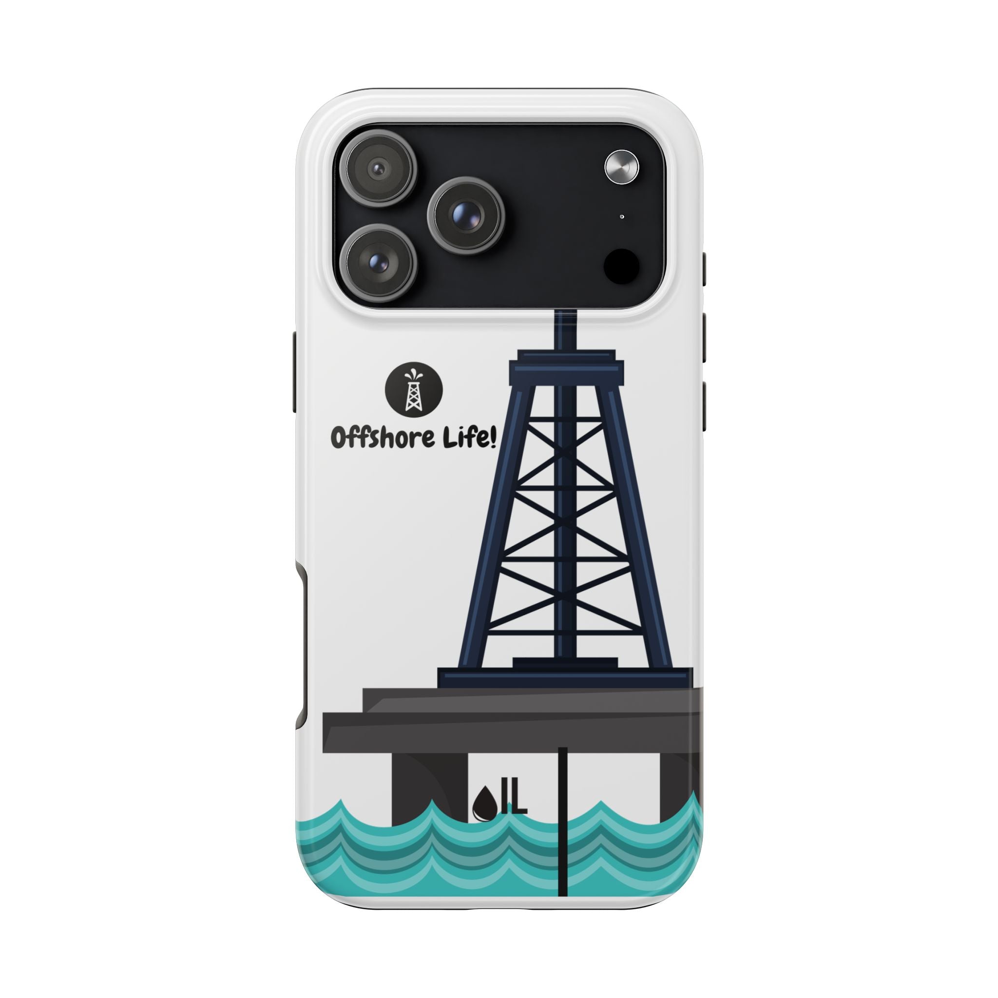 Offshore Life Tough Phone Case (White)