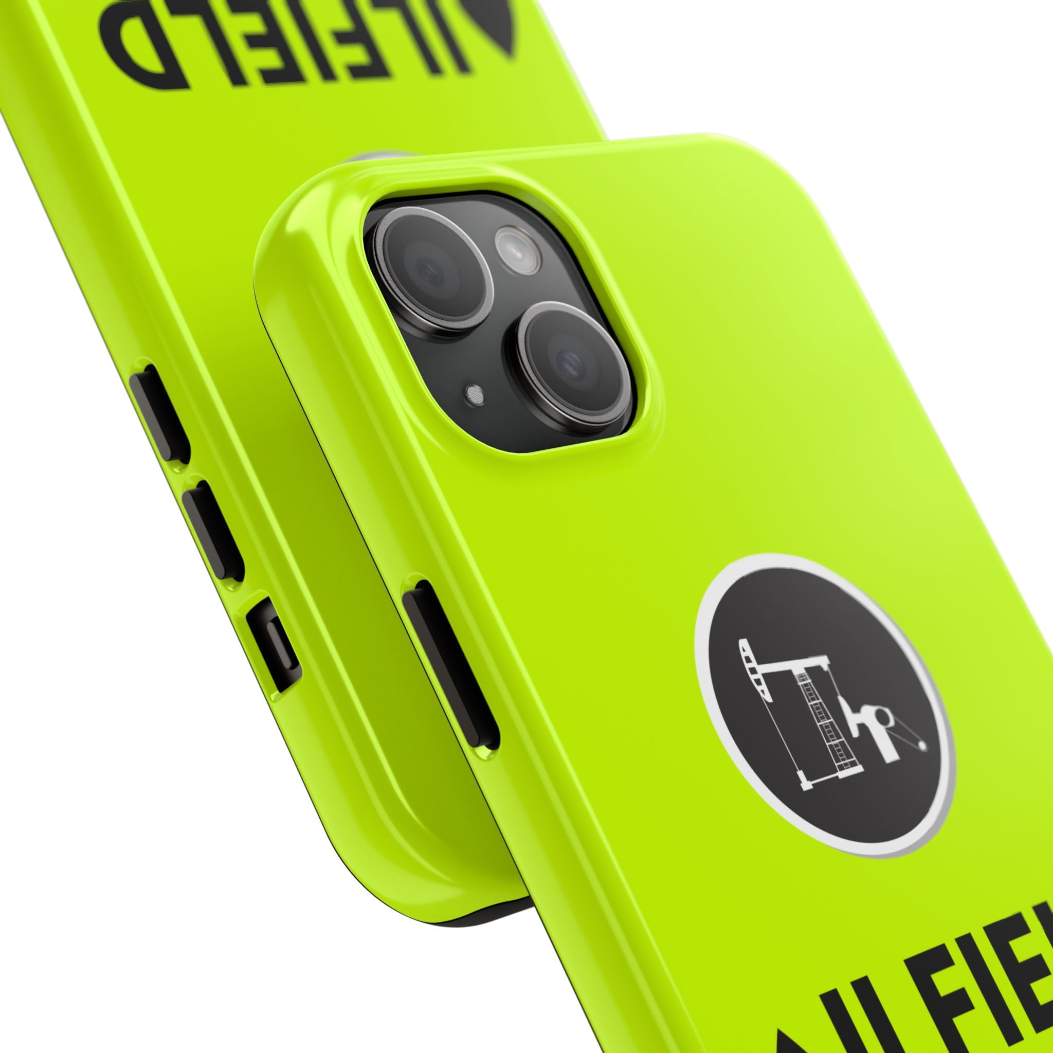 Oilfield Wife Tough Phone Case (Neon Green)
