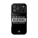 Parental Warning Oilfield Content Tough Phone Case (Black)