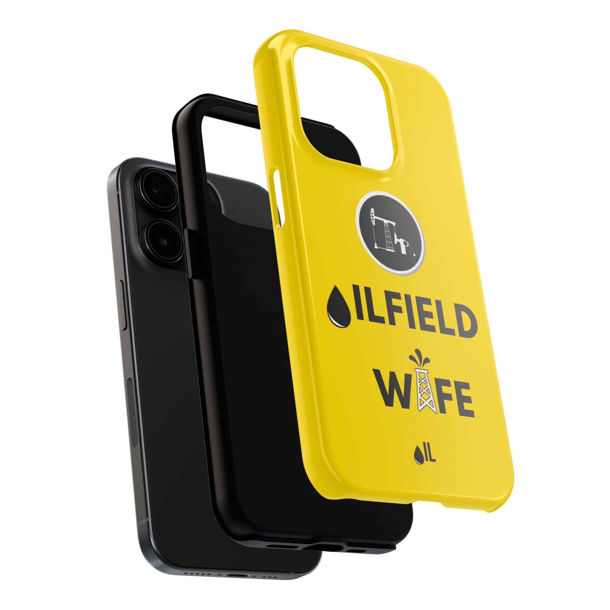 Oilfield Wife Tough Phone Case (Golden Yellow)