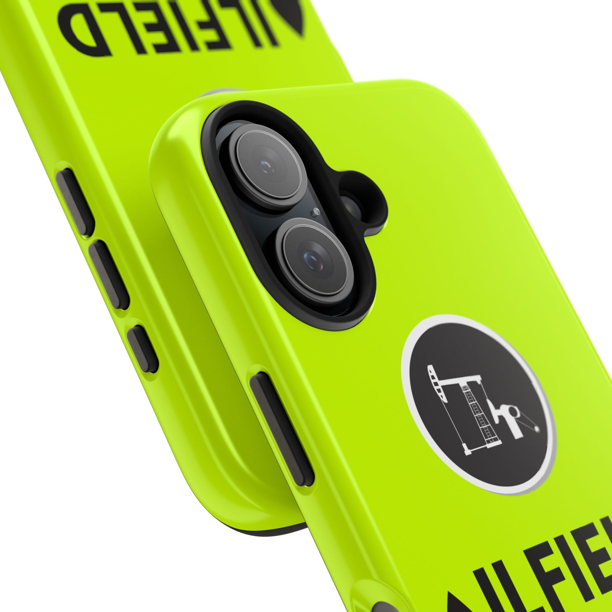 Oilfield Wife Tough Phone Case (Neon Green)