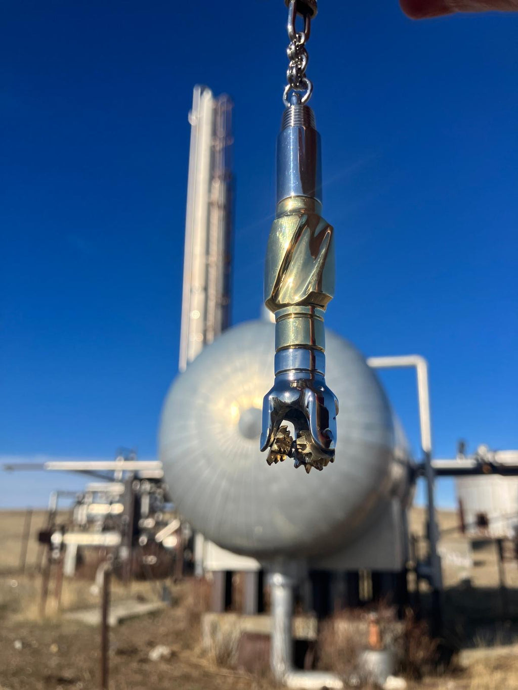 Oilfield Stainless Steel and Bronze Drill Bit With Stabilizer