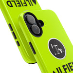 Oilfield Wife Tough Phone Case (Neon Green)