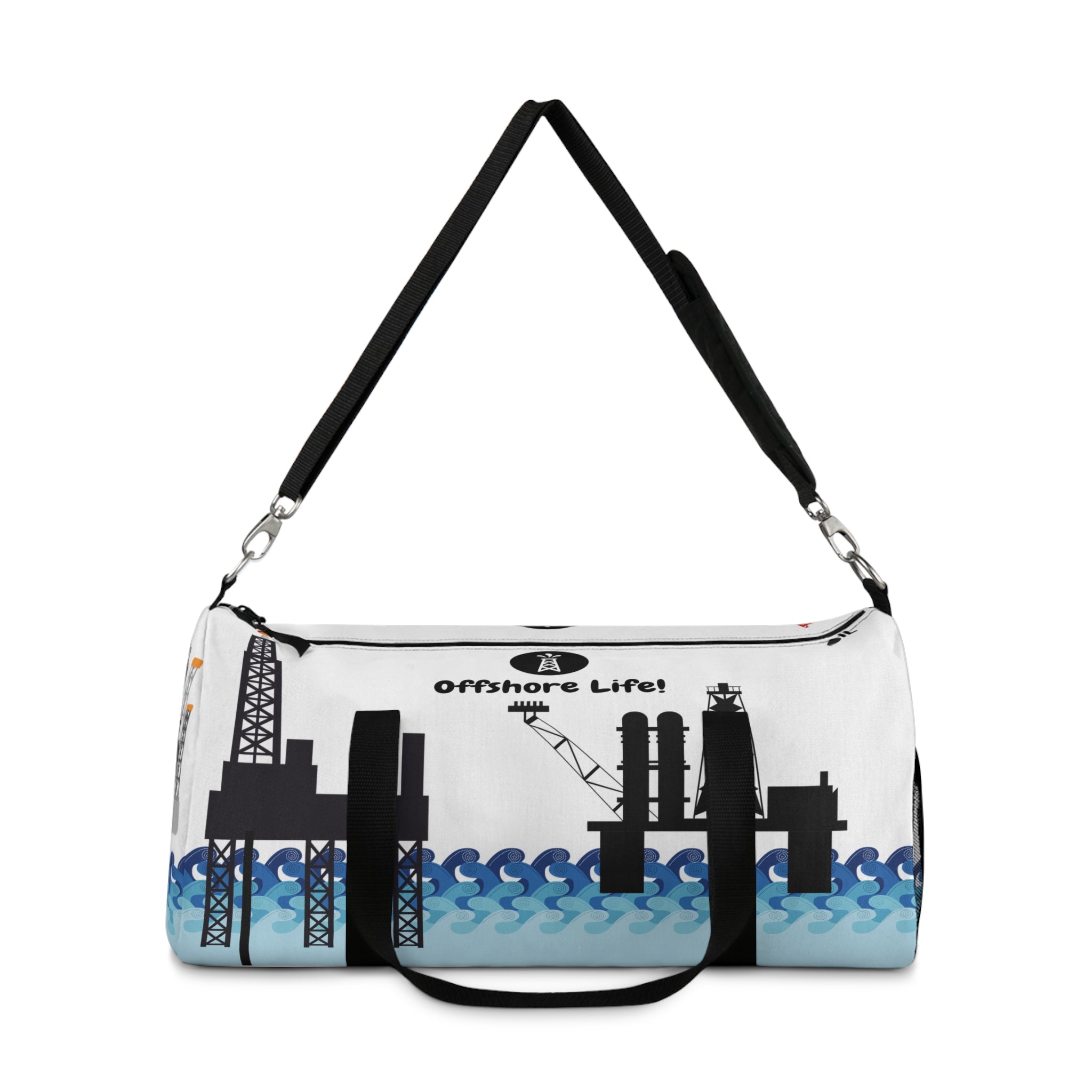 Offshore Life Oilfield Duffel Bag (White)