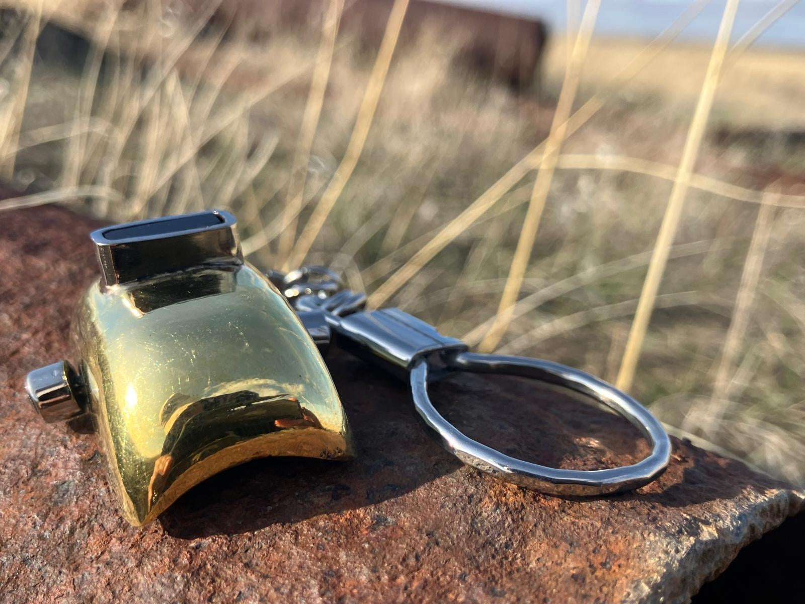 Handcrafted Oilfield Stainless Steel and Bronze Welding Hood