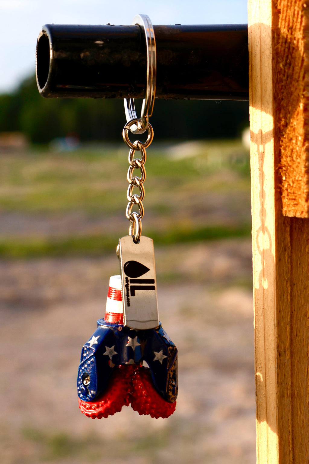American Oil Tricone Drill Bit Keychain