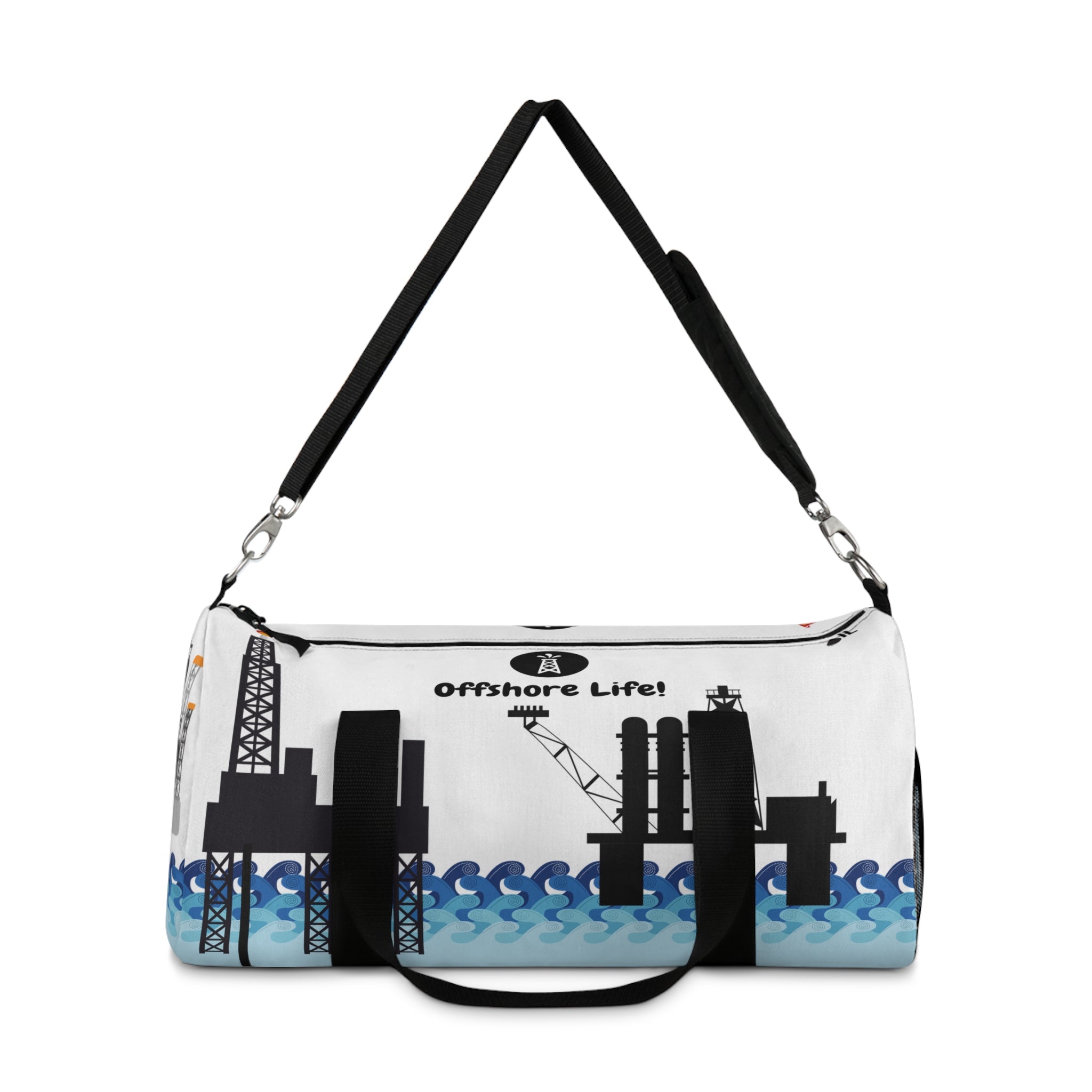 Offshore Life Oilfield Duffel Bag (White)