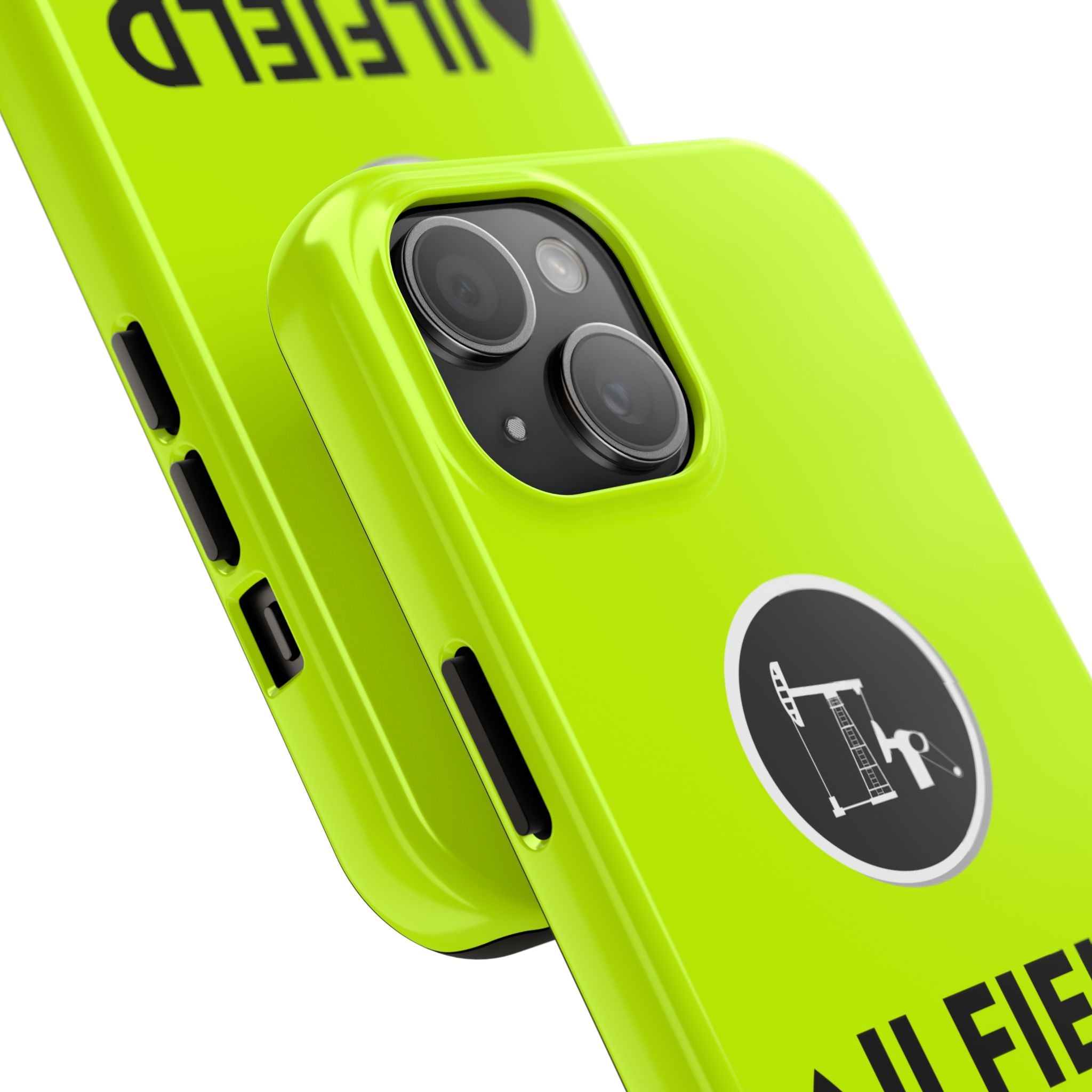 Oilfield Wife Tough Phone Case (Neon Green)