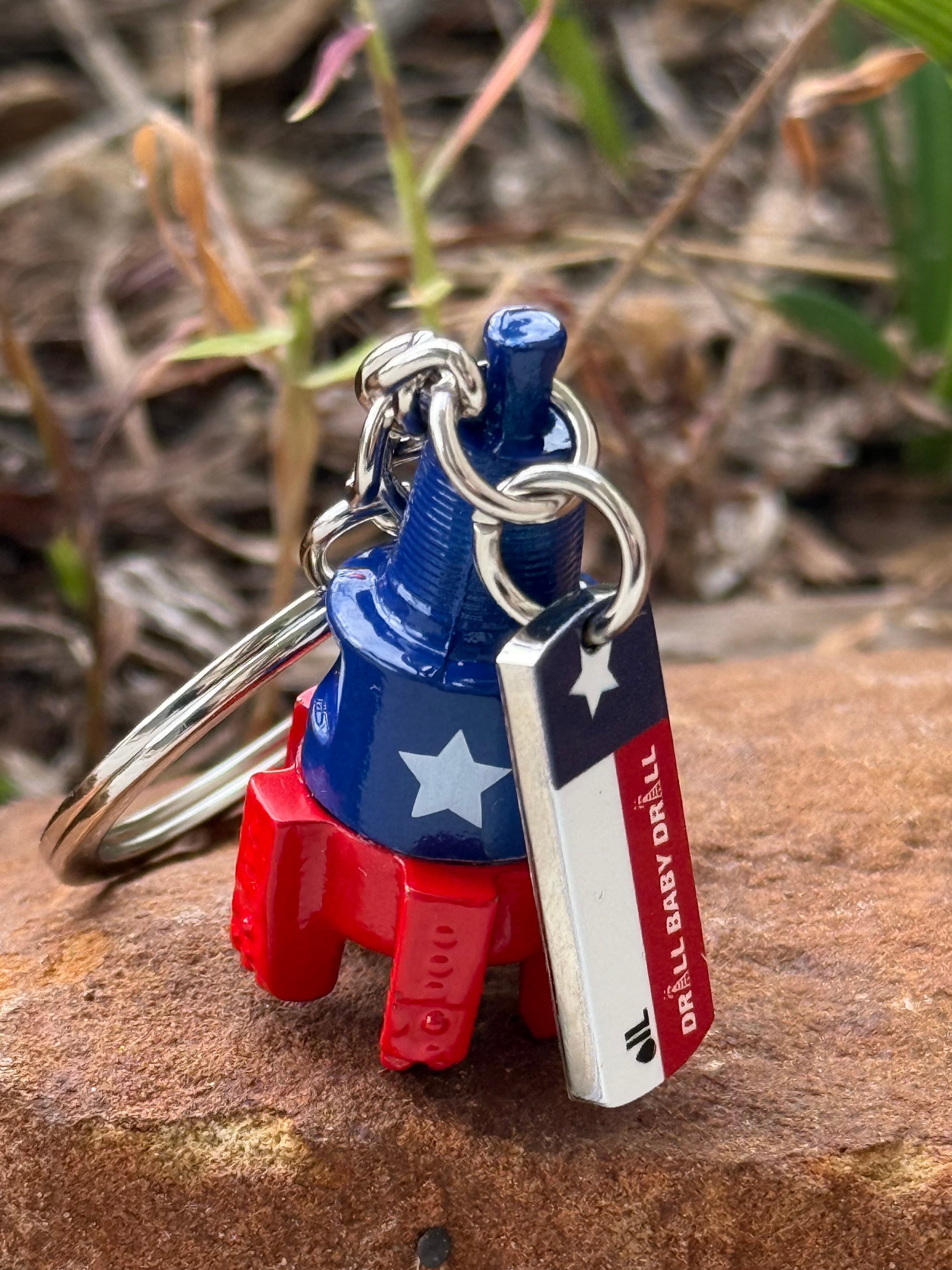 Texas Oil PDC Drill Bit Keychain