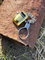 Handcrafted Oilfield Stainless Steel and Bronze Welding Hood