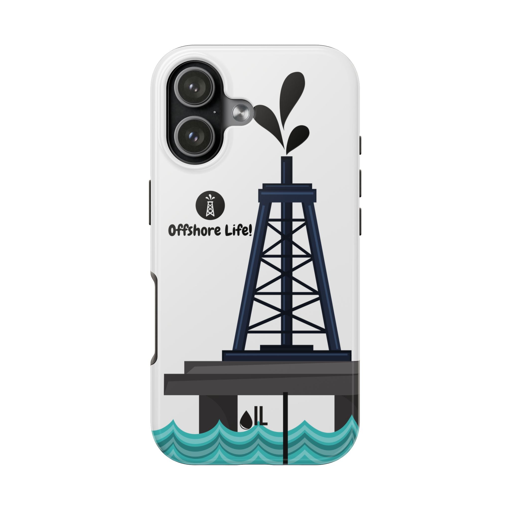 Offshore Life Tough Phone Case (White)