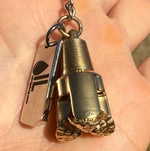 Oilfield Drill Bit Keychain 1.30 in (33mm) or 2.16 in (55mm)