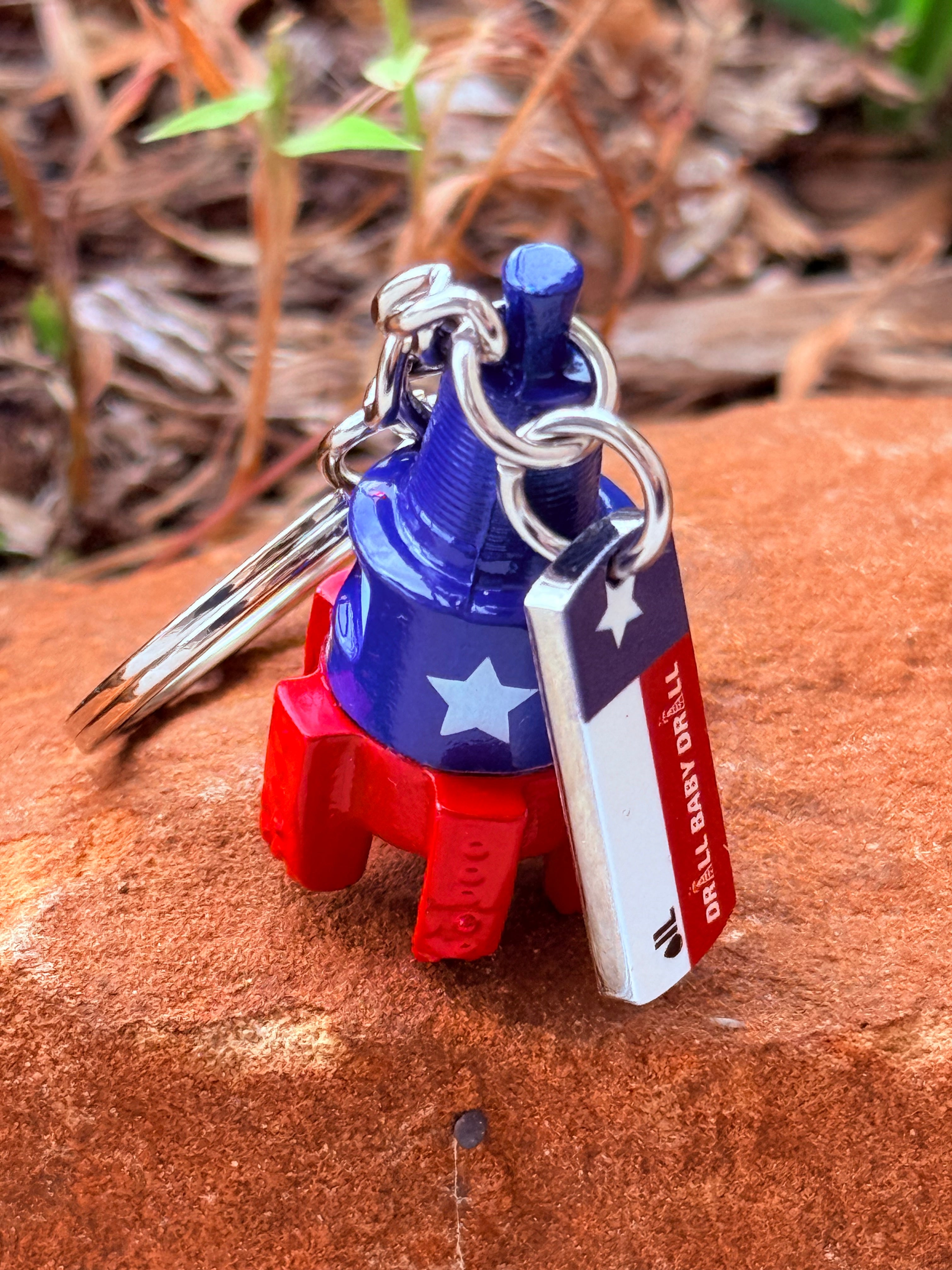 Texas Oil PDC Drill Bit Keychain
