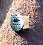 Handcrafted Oilfield Stainless Steel and Bronze Welding Hood