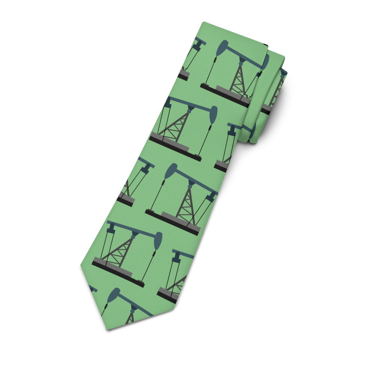 Pumpjack Necktie (Green)