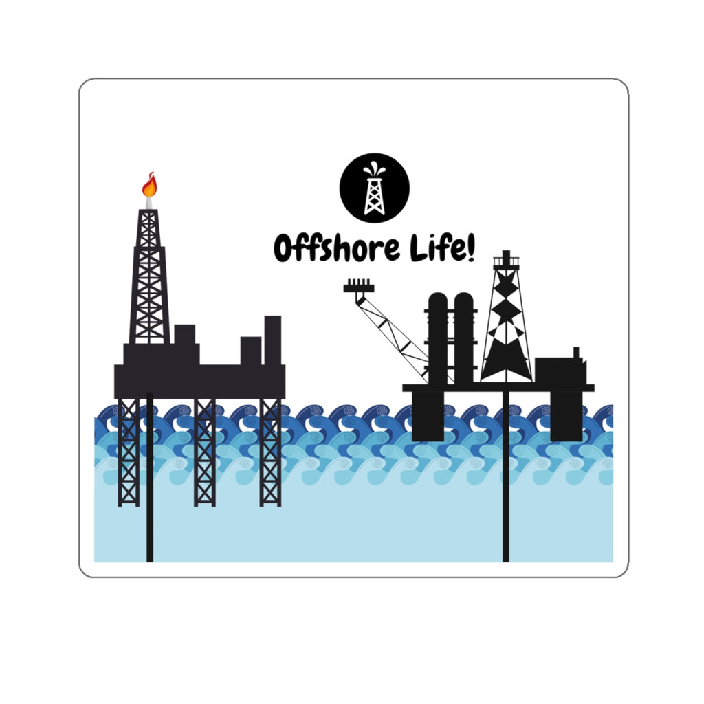 Offshore Life Sticker (Landscape)