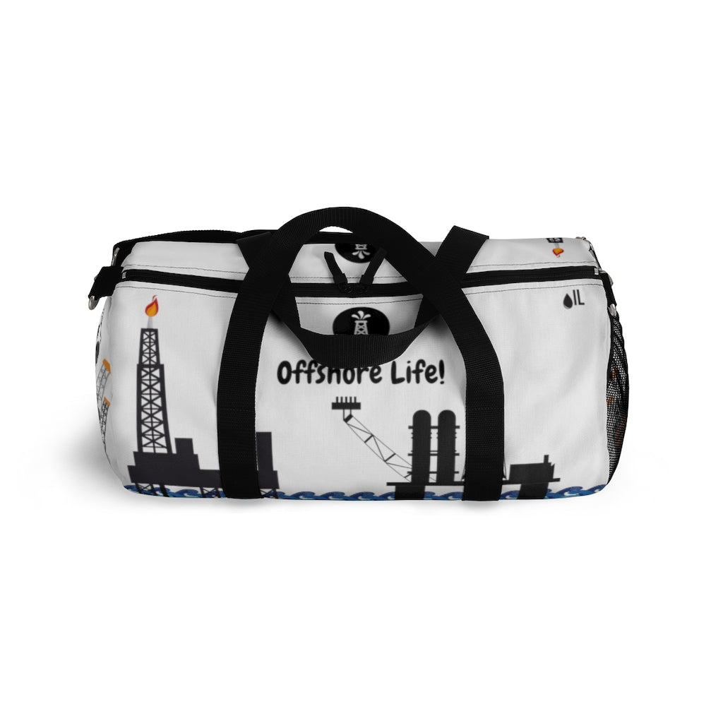 Offshore Life Oilfield Duffel Bag (White)