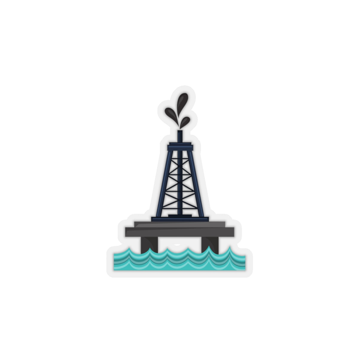 Offshore Rig Sticker – Oil Rig Shop