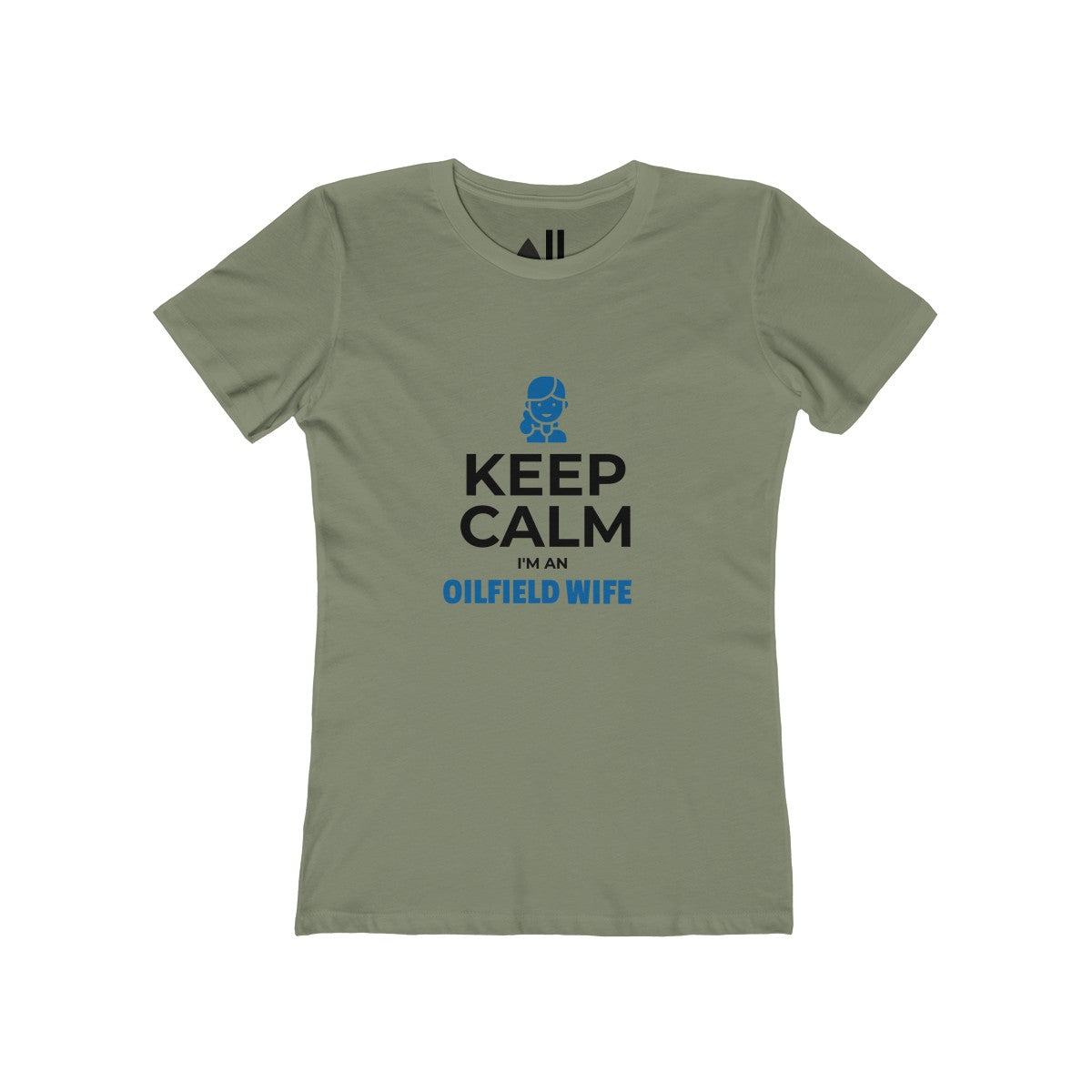 Keep Calm I'm an Oilfield Wife Tee (Light Colors)