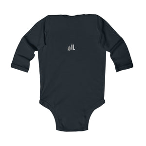 Made in an Oilfield Boom Infant Long Sleeve Bodysuit (Dark Colors)