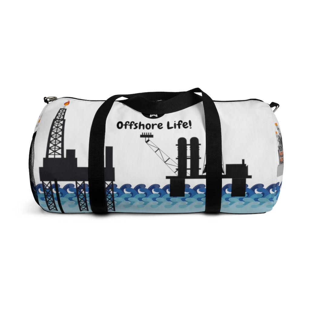 Offshore Life Oilfield Duffel Bag (White)