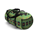 Pumpjack and Oil Drum Oilfield Duffel Bag (Dollar Bill Green)