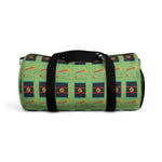 Pumpjack and Oil Drum Oilfield Duffel Bag (Dollar Bill Green)