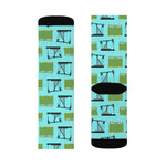 Oilfield and Money Socks (Blue)