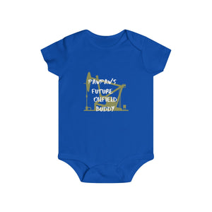 PawPaw's Future Oilfield Buddy Infant Rip Snap Tee (Dark Colors)