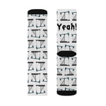 Frac Yeah! Oilfield Socks (White)