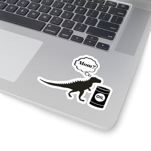 Fun Dinosaur Oil Drum Sticker