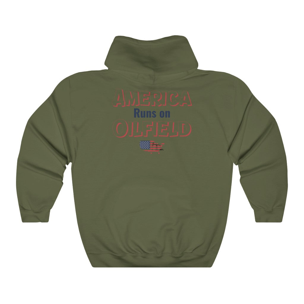 America Runs On Oilfield Unisex Hoodie