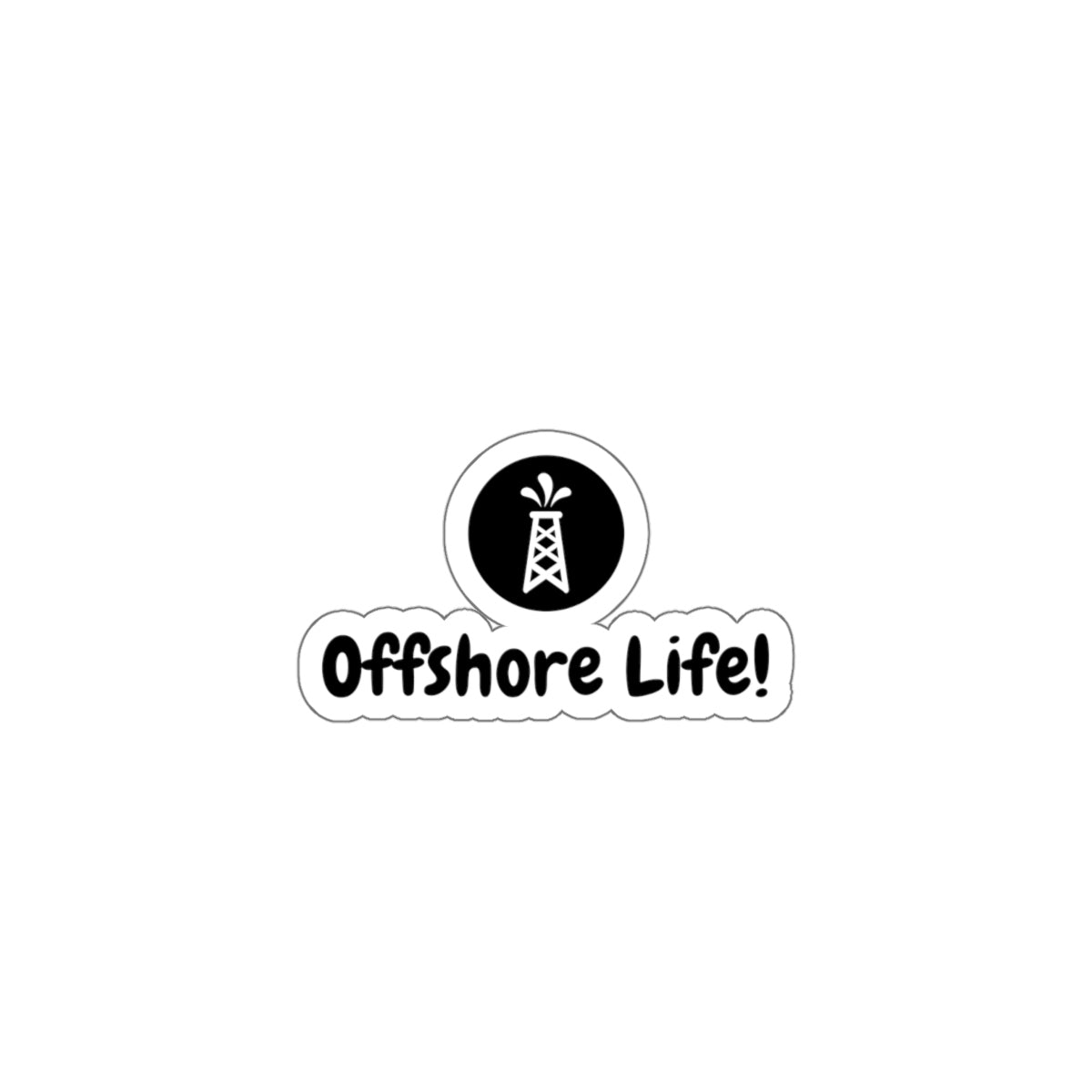 Offshore Life Sticker