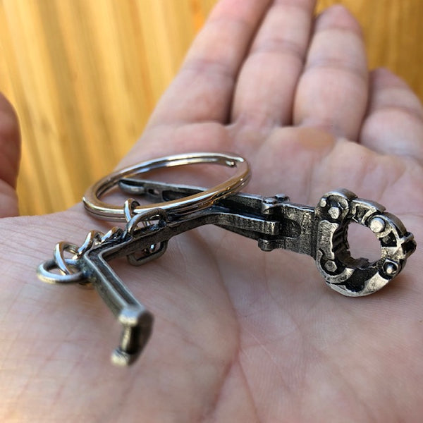Land Oil Rig Key Chain Oilfield Rig Tongs Keychain – Oil Rig Shop