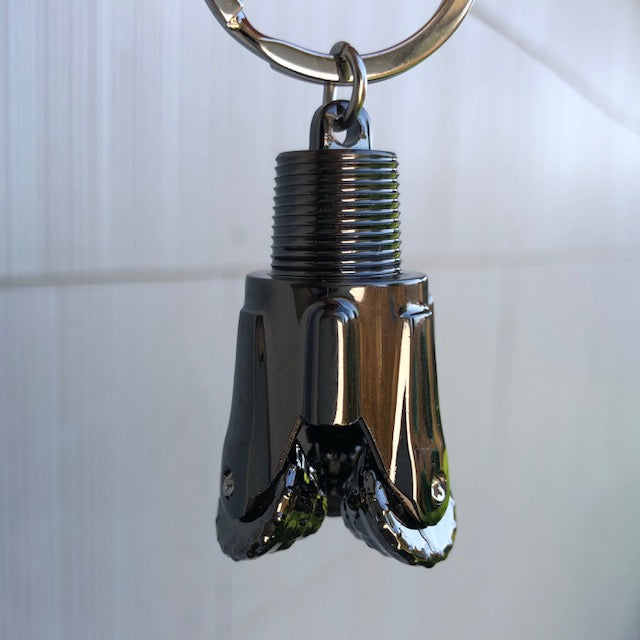 Land Oil Rig Key Chain Oilfield Drill Bit Keychain Metal (Black) – Oil Rig Shop