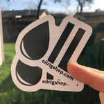 FREE Oil (Oil Rig Shop Logo) Sticker (USA Only)