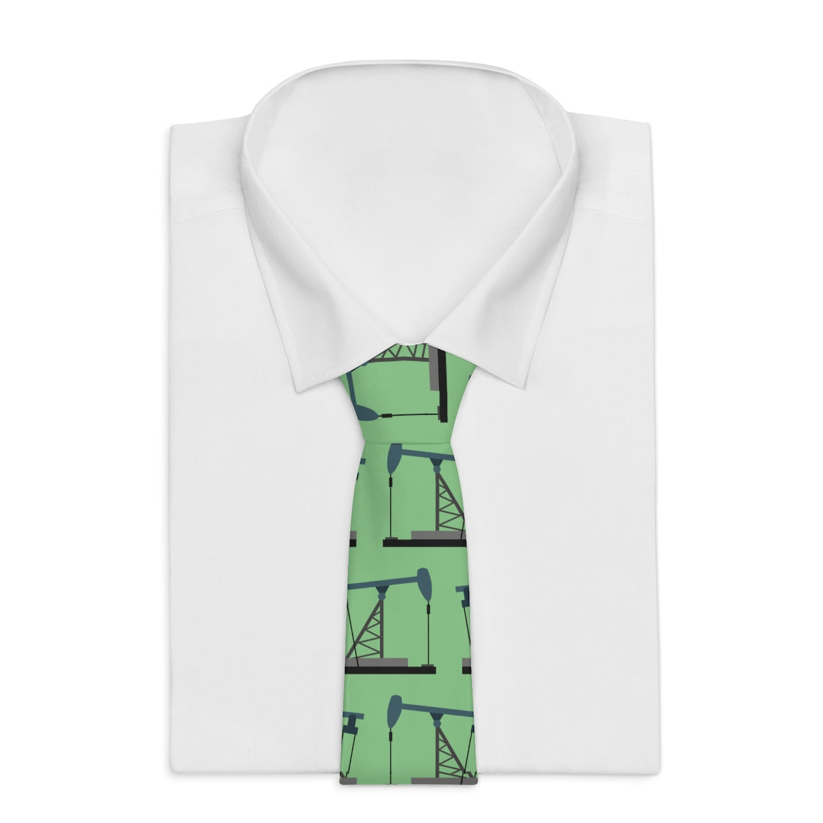 Pumpjack Necktie (Green)