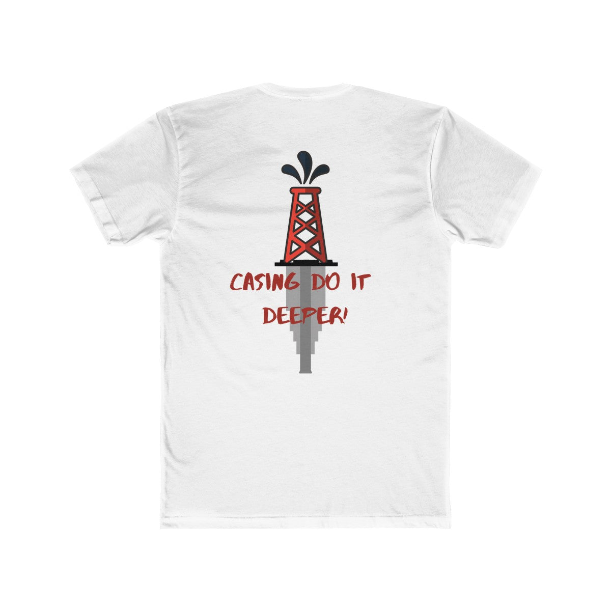 Casing Do It Deeper Men's Cotton Crew Tee