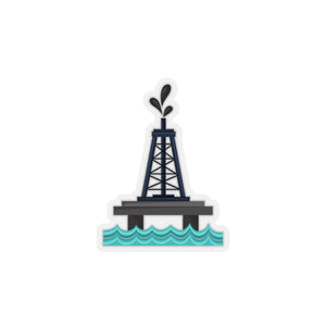 Offshore Rig Sticker