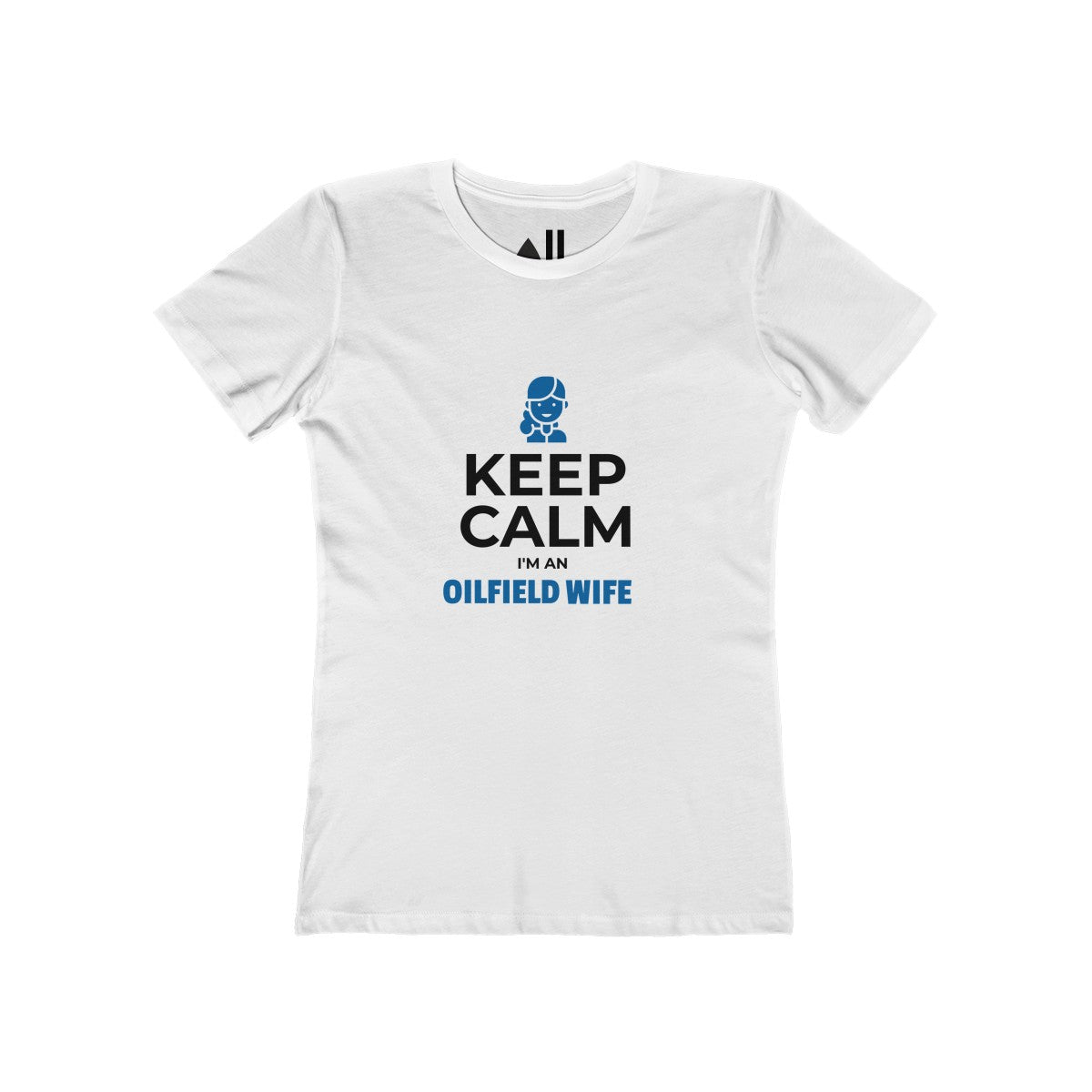 Keep Calm I'm an Oilfield Wife Tee (Light Colors)