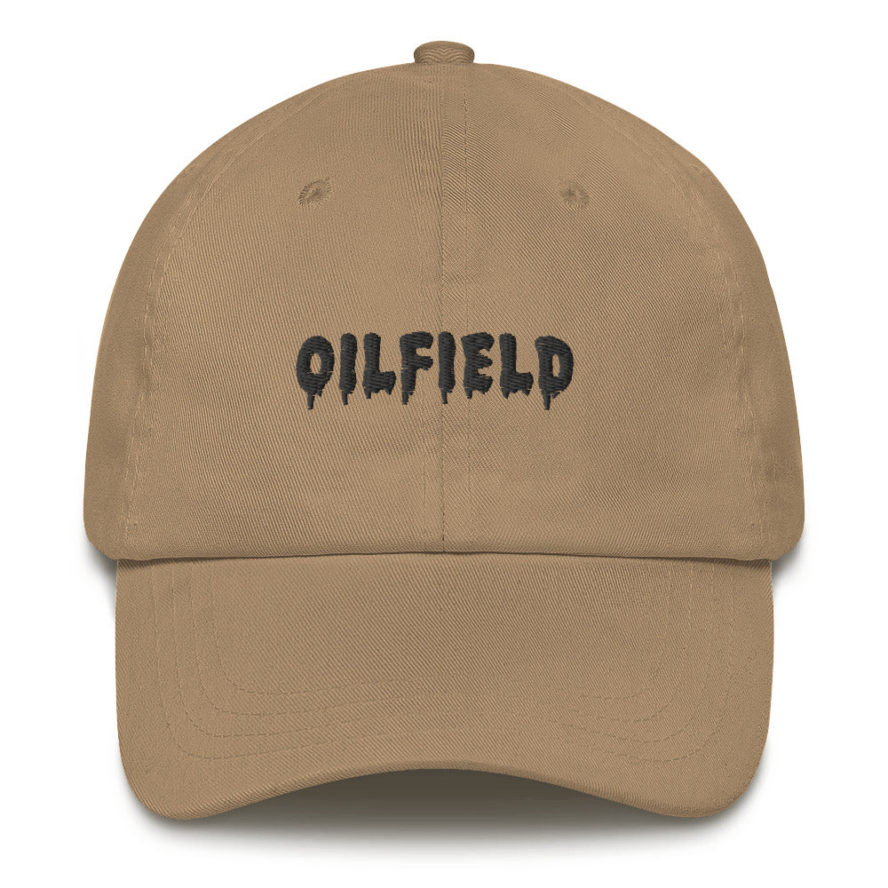 Oilfield Dad hat (Dripping Font)