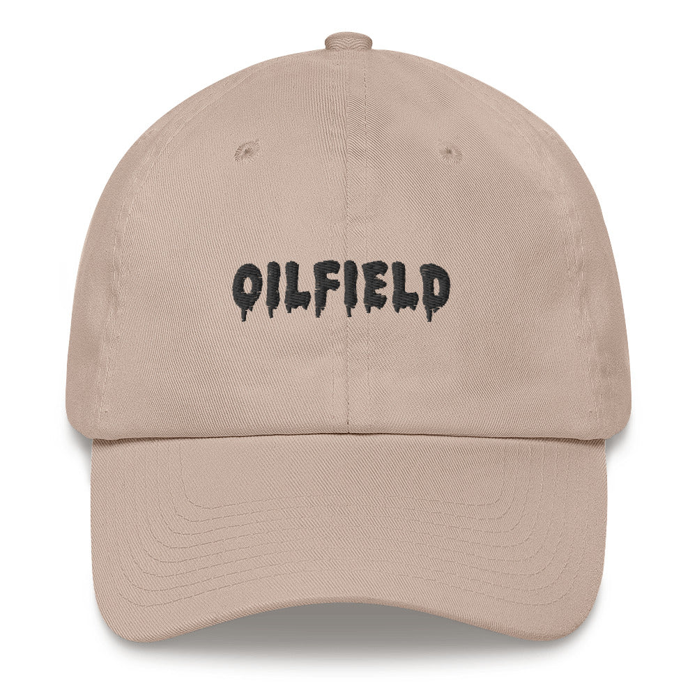 Oilfield Dad hat (Dripping Font)