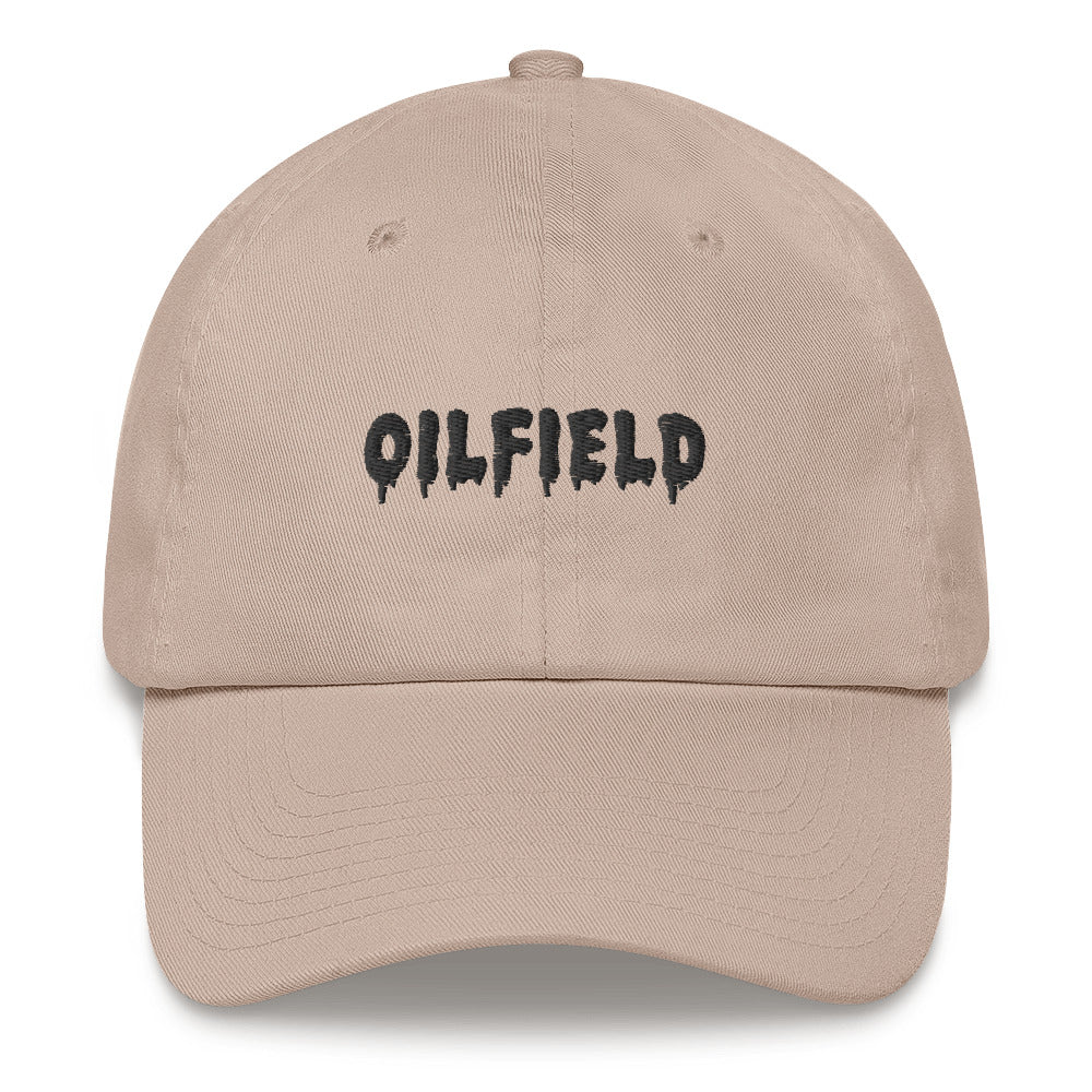Oilfield Dad hat (Dripping Font)