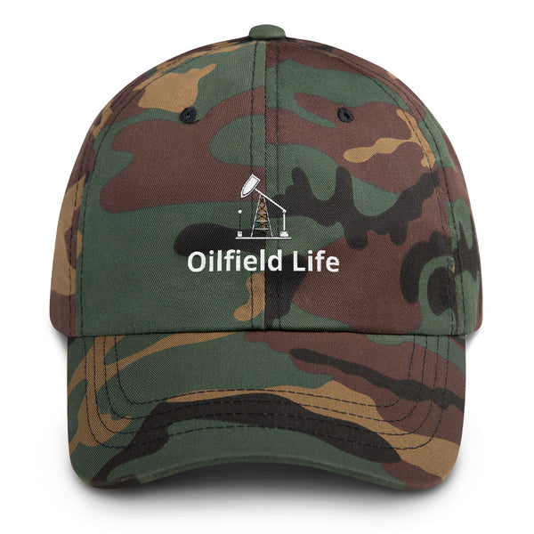 Oilfield Life Personalized Dad Hat (Write Your Own Text)