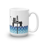 Offshore Oil Rig Platform Mug
