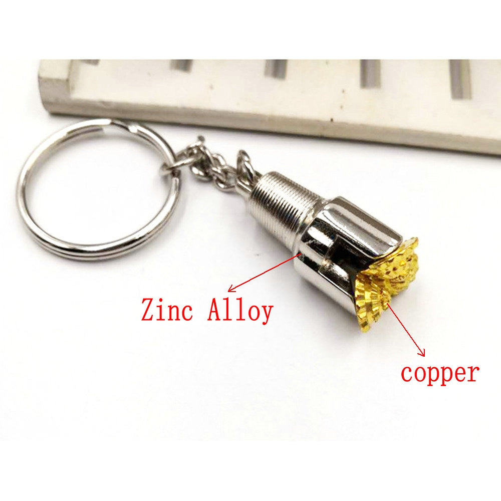 Oilfield Drill Bit Keychain 1.30 in (33mm) or 2.16 in (55mm) - Oil Rig Shop - The Best Oilfield Keychains