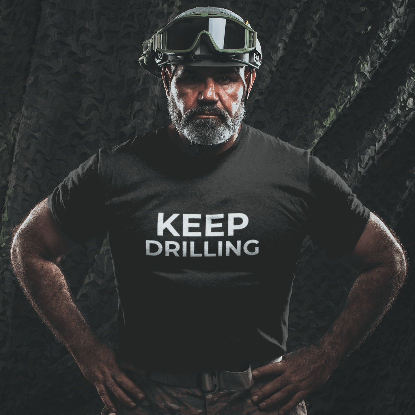 Keep Drilling Short-Sleeve Tee (Dark Colors)