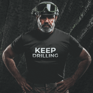 Keep Drilling Short-Sleeve Tee (Dark Colors)